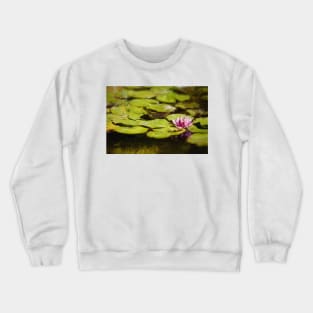 Impressions of a Water Lily Crewneck Sweatshirt